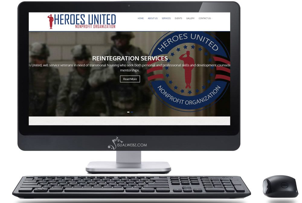 Non Profit Website – Heroes United