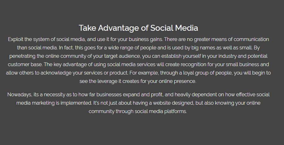 Social Media Marketing Services for Small Businesses