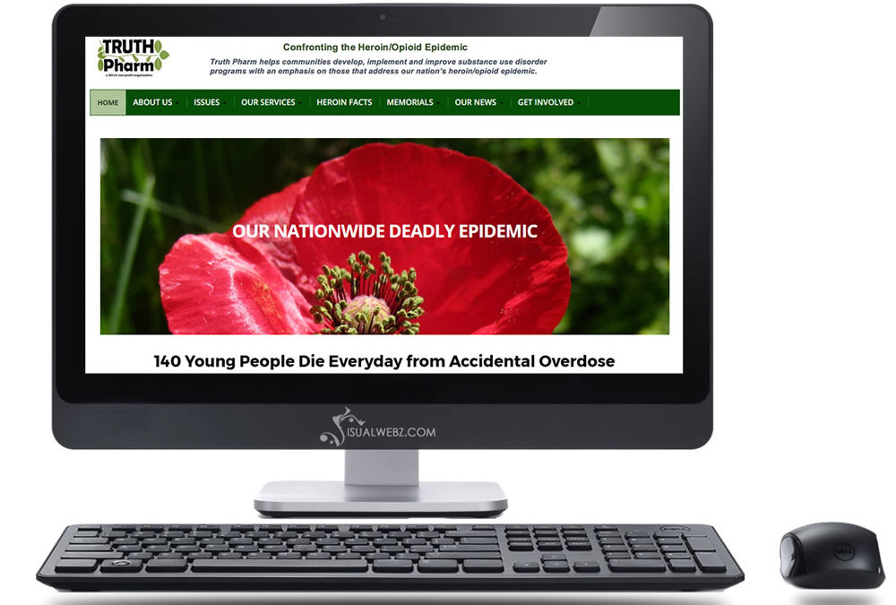 Non profit web design – Truth Pharm
