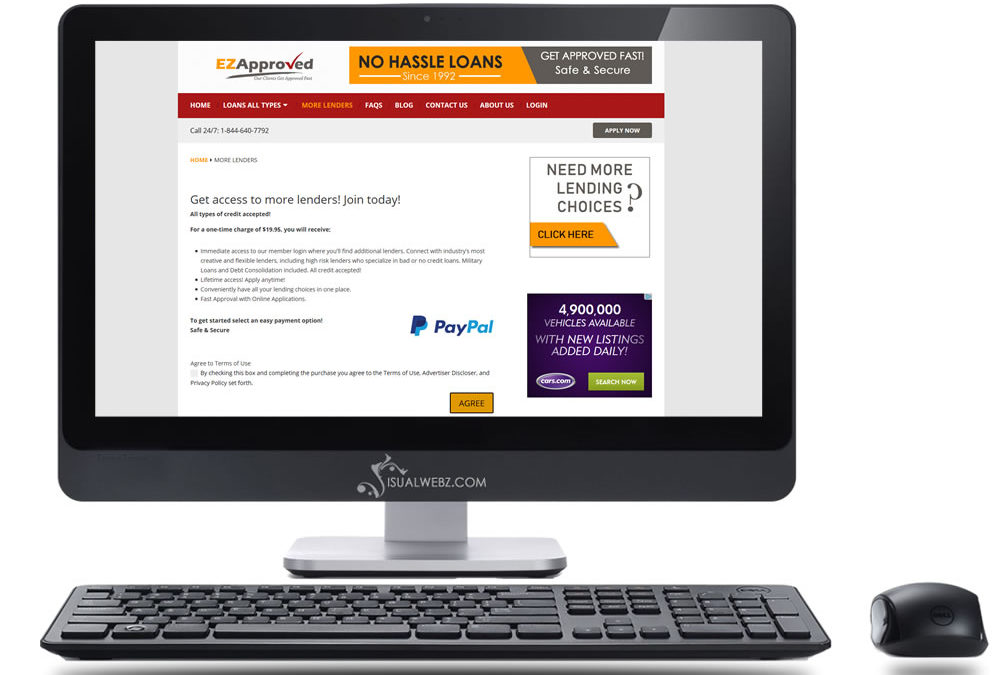 Website Ads Project – EZApproved.com