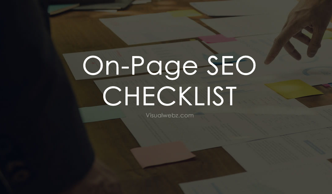 On-Page SEO Checklist